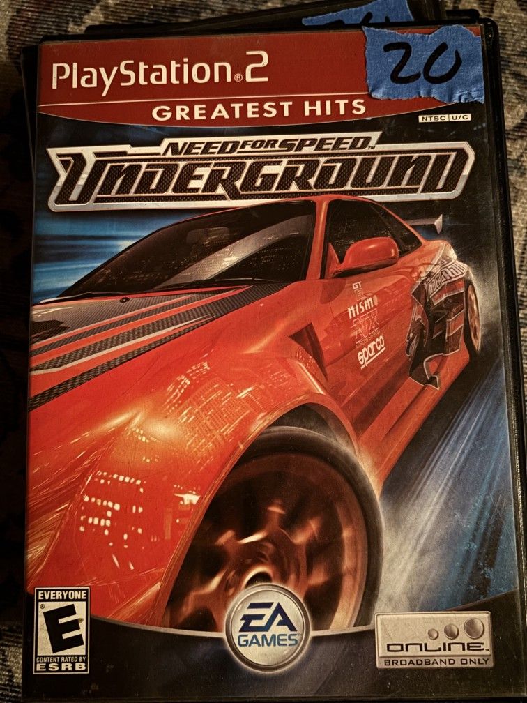 Need For Speed Underground Ps2