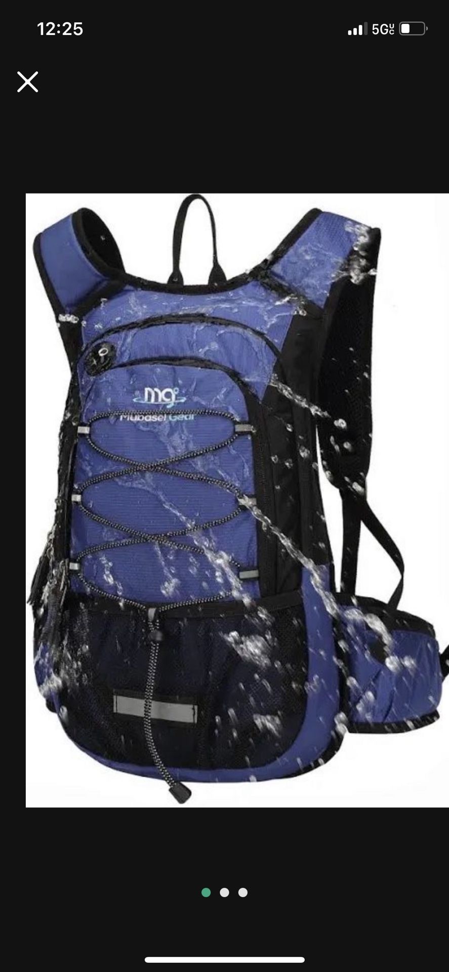 Mubasel Gear Insulated Hydration Backpack Pack with 2L BPA Free Bladder - Keeps Liquid Cool up to 4 Hours – for Running, Hiking, Cycling, Camping New