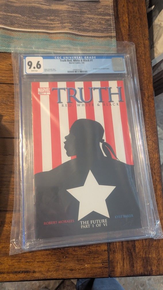 Marvel Comics Truth Red White & Black # 1 CGC 9.6 1st app Isaiah Bradley Captain America 2003