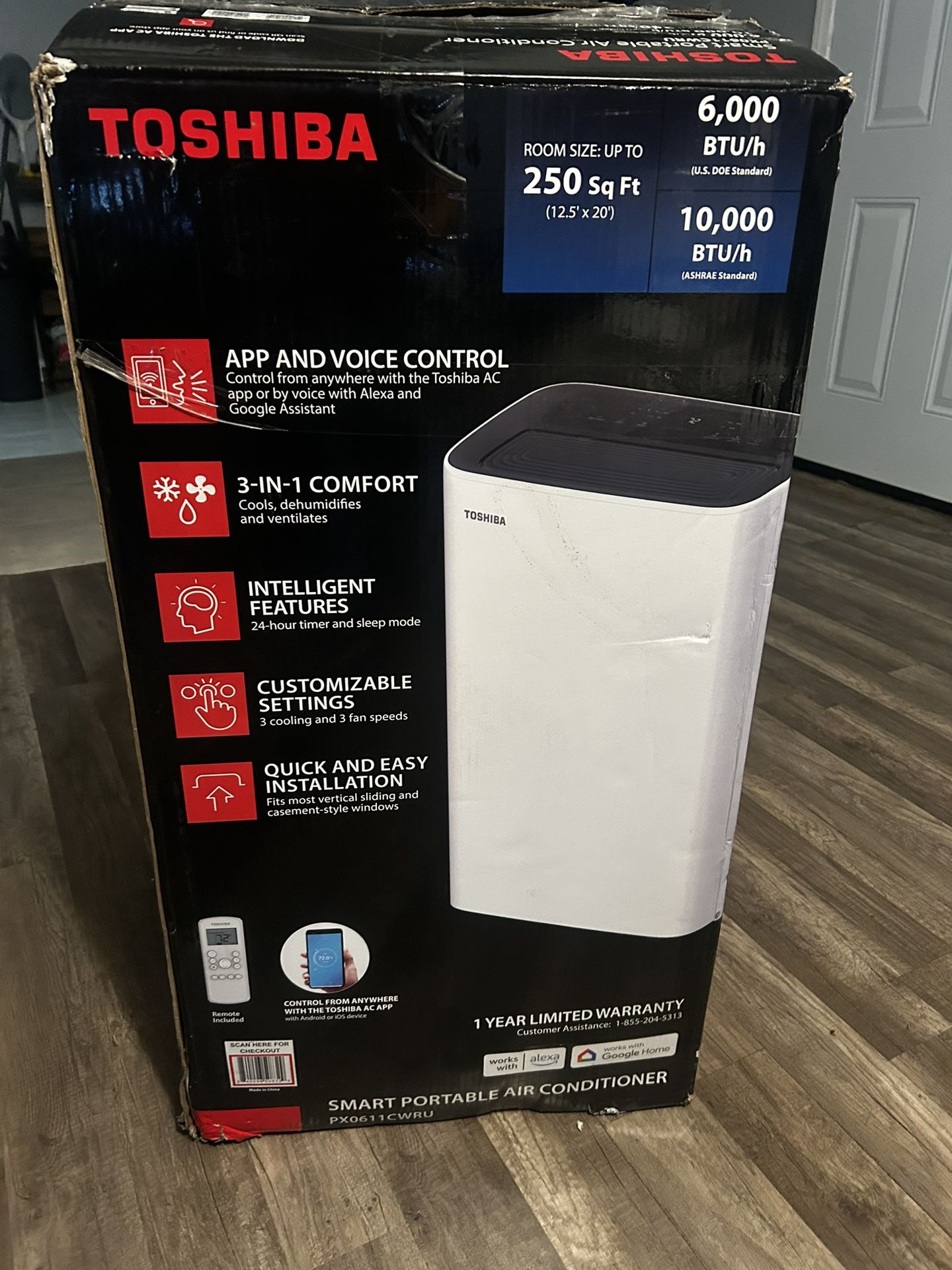 TOSHIBA smart Air Conditioner Portable 