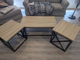 3-Piece Coffee Table and End Table Set