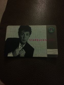 Starbucks Card - Paul McCartney