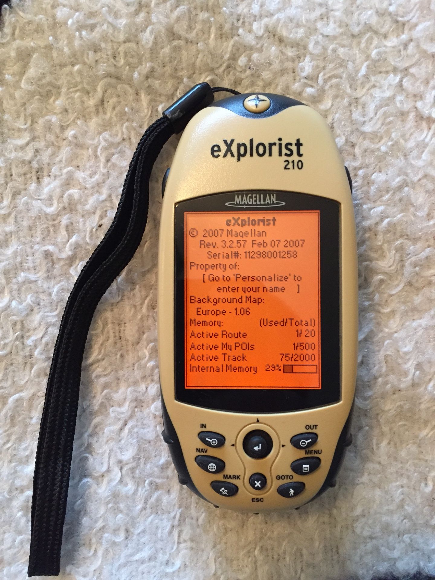 Magellan eXplorist 210 GPS