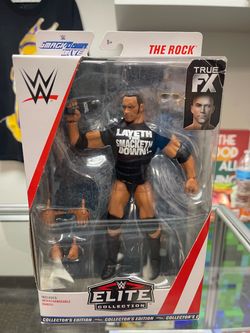 WWE Elite Collection The Rock Smackdown Live Action Figure NIB!