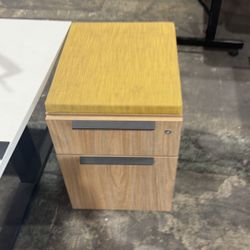 Mobile 2 Drawers cabinet with Cushion