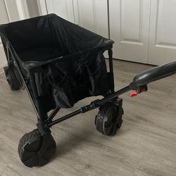Heavy Duty Utility Cart With All-Terrain Wheels (Portable Folding Wagon)