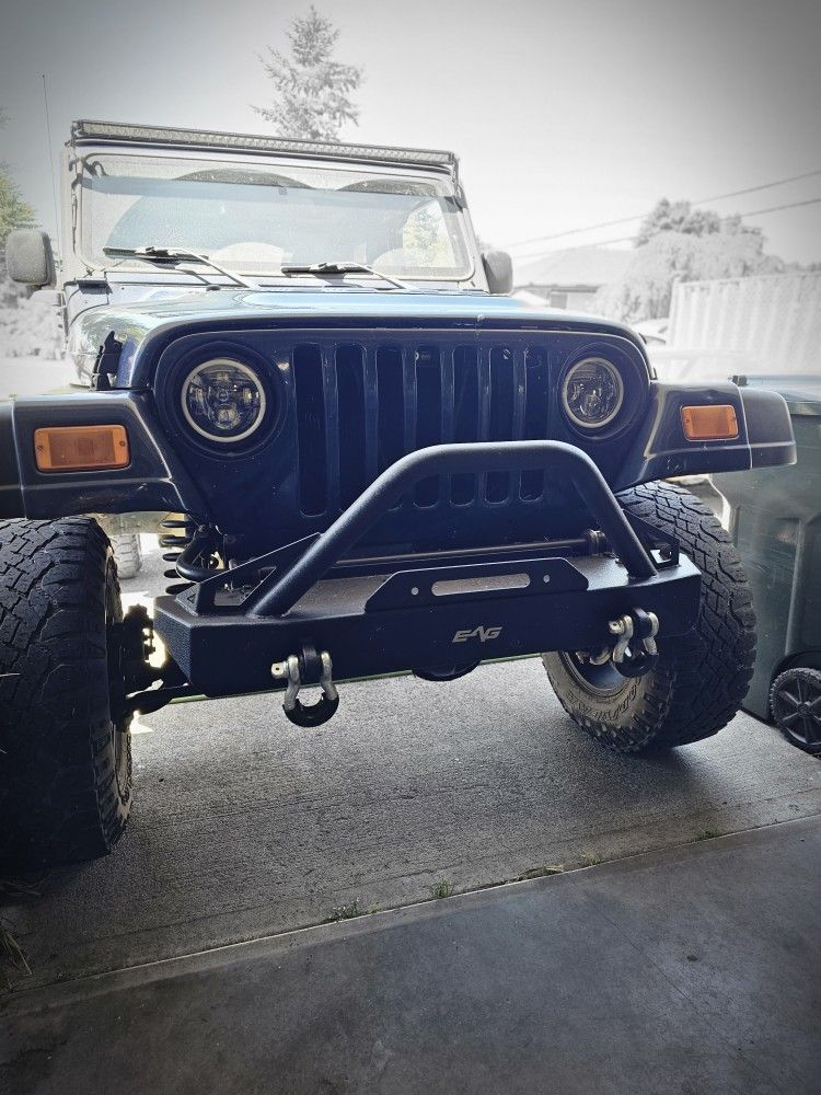 EAG Jeep Wrangler Tj Front Bumper (Winch)