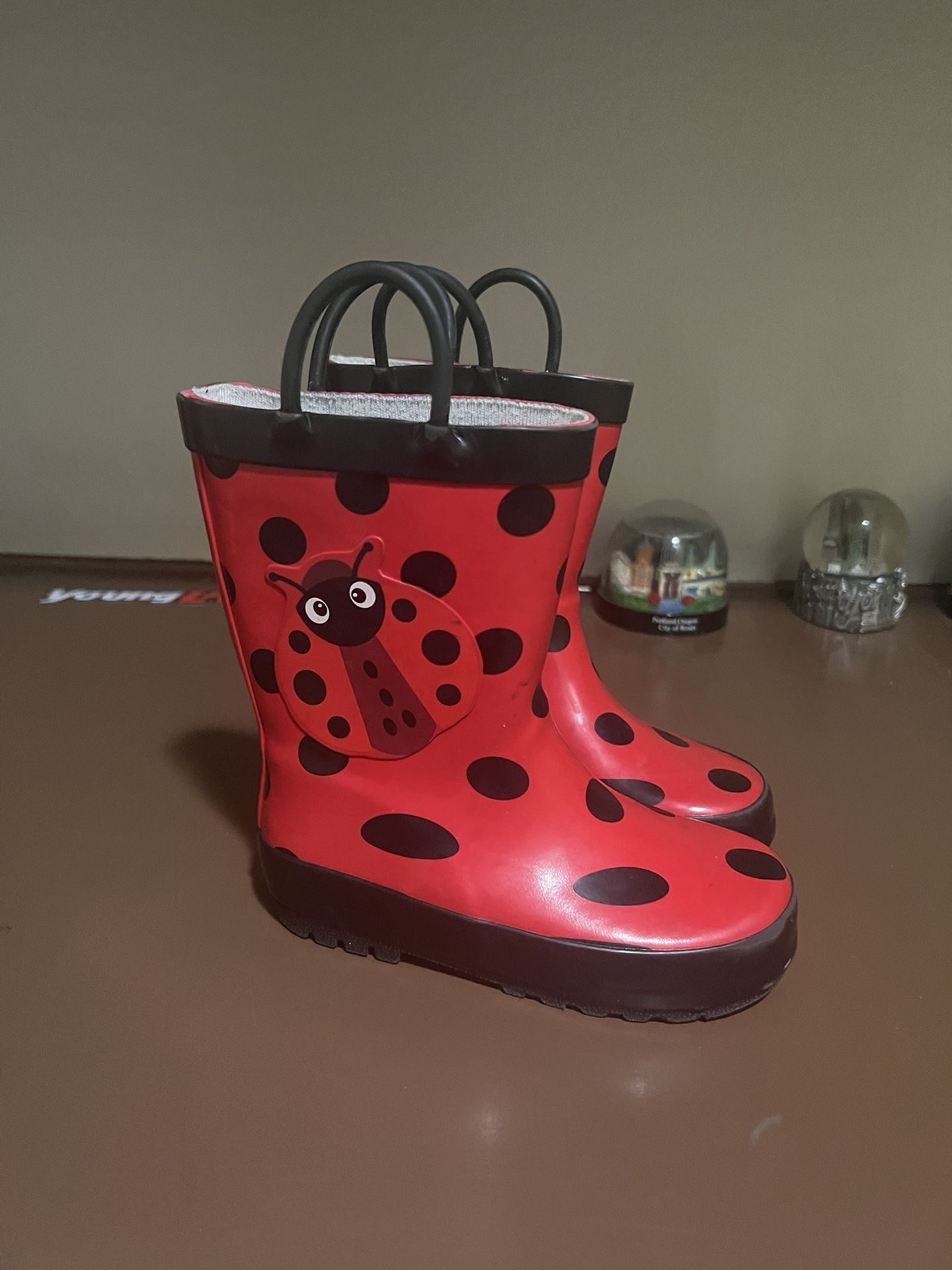 Toddler Girls Rain Boots Size 8