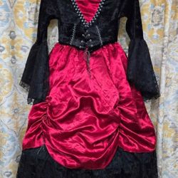 GIRLS GOTHIC COSTUME SZ 10/12 