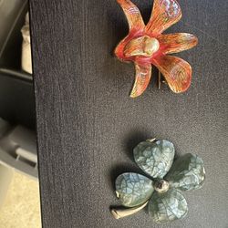 Pins. They Can Used As Hair Pins Or For A Shirt Or Blouse