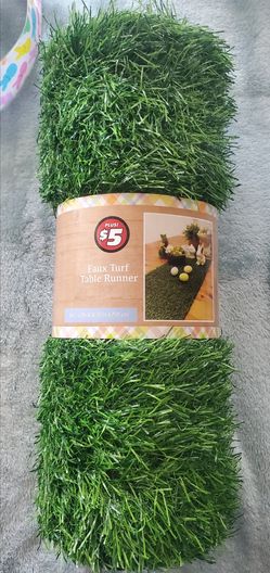 Faux Turf Table Runner