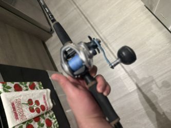 Shimano tranx 400 Xg With Okuma 7’11 Swim Bait Rod