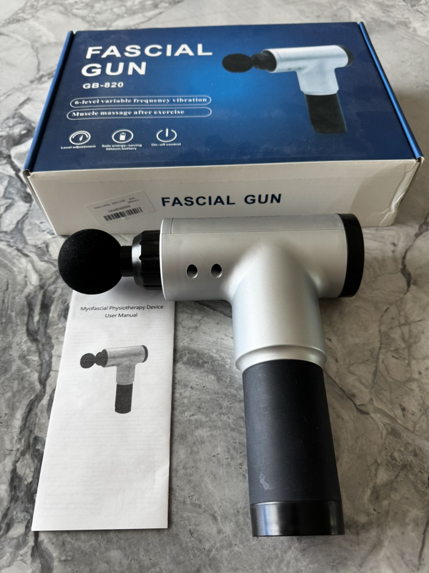 Fascial Gun GB-820 Muscle relaxation massage, 6 speed therapy adjustable 👍 👍 👍