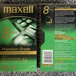 Maxell Premium Grade VHS T-160 Tapes