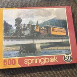 Springbok Durango Express Train Puzzle Jigsaw Puzzle 500 Pieces