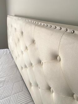 Queen Size Bed Frame with 10 inches Mattress Bundle