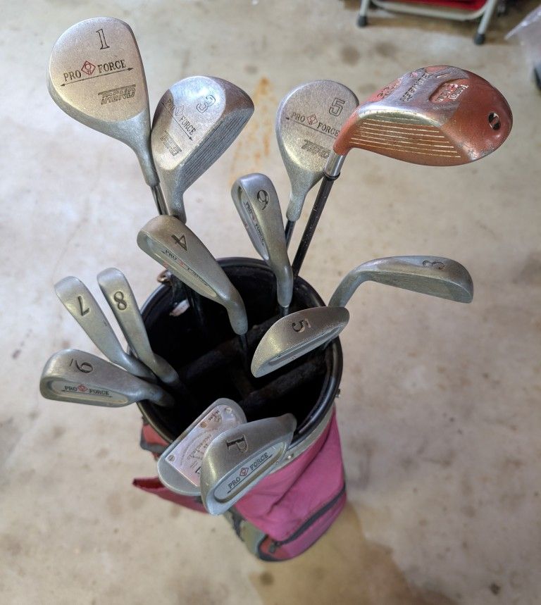 Golf Clubs With Bag