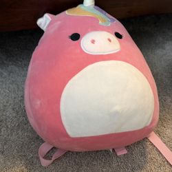 Squishmallow backpack like new