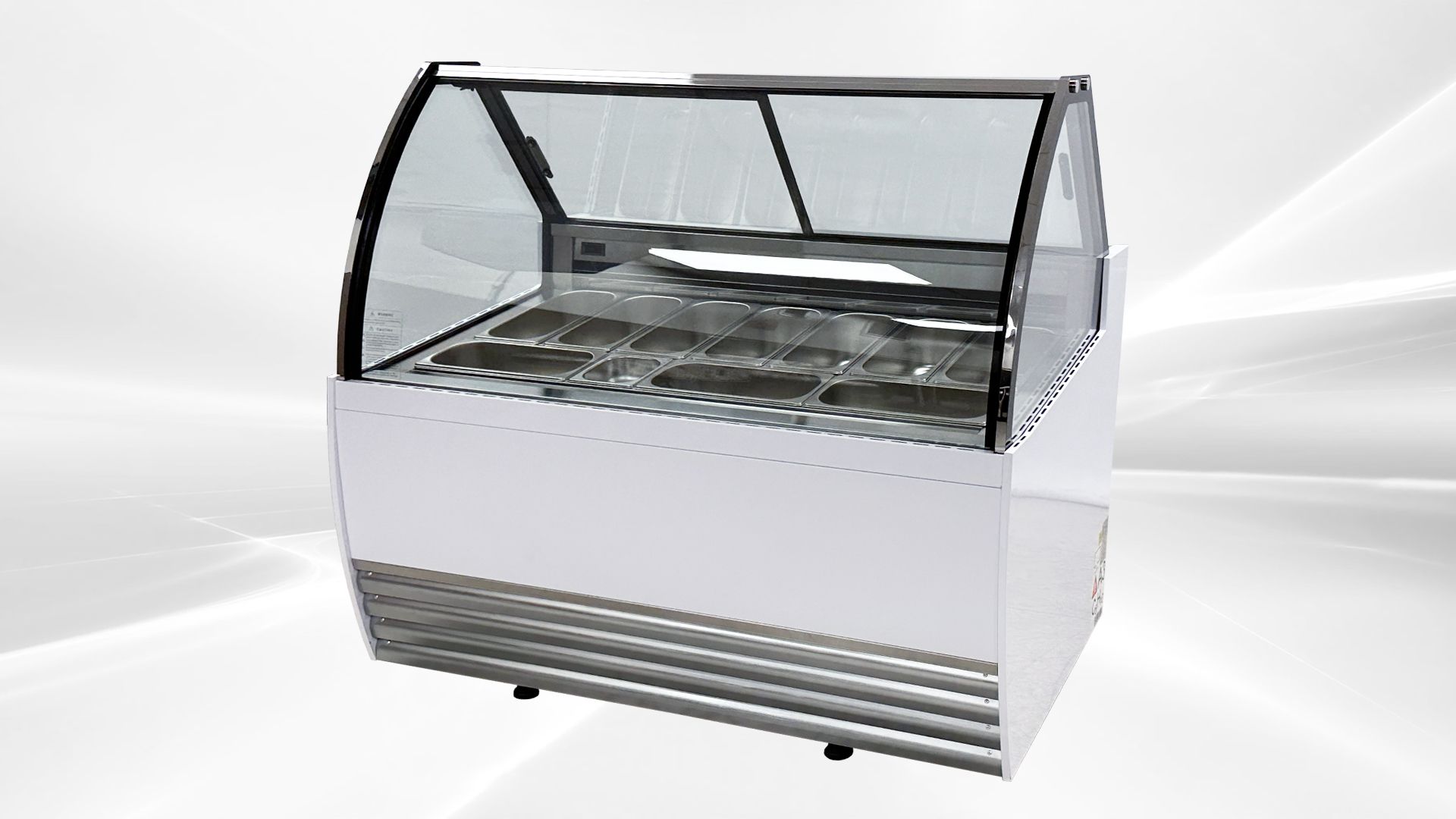 NSF 10 pan Gelato Display Showcase Dipping Cabinet DW-10R