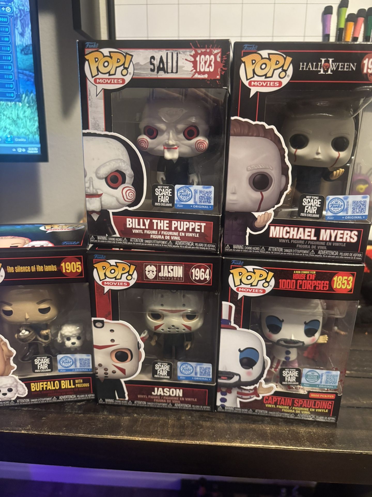 Hot Topic Scare Fair Funko Pop BUNDLE