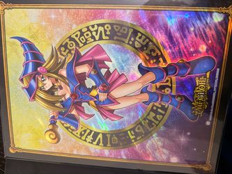 Yu-Gi-Oh! Dark Magician Girl Holographic Framed Print