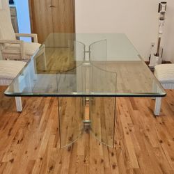 Glass Dining Table For 8