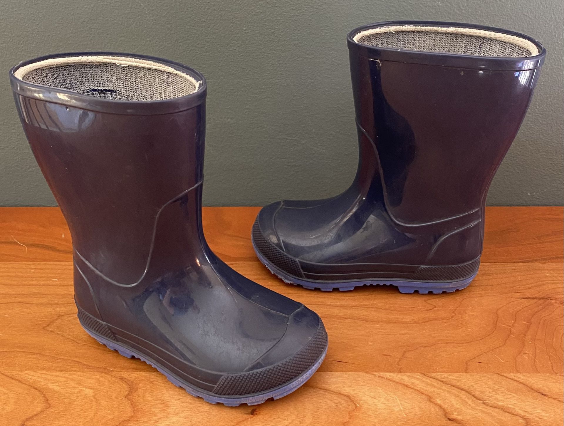Blue Toddler Rain Boots Size 5-6