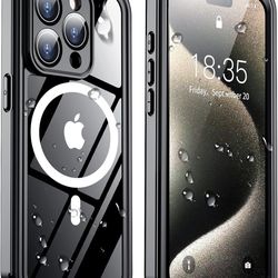 Temdan Magnetic iPhone 15 Pro Max Case – Waterproof + MagSafe (Brand New)