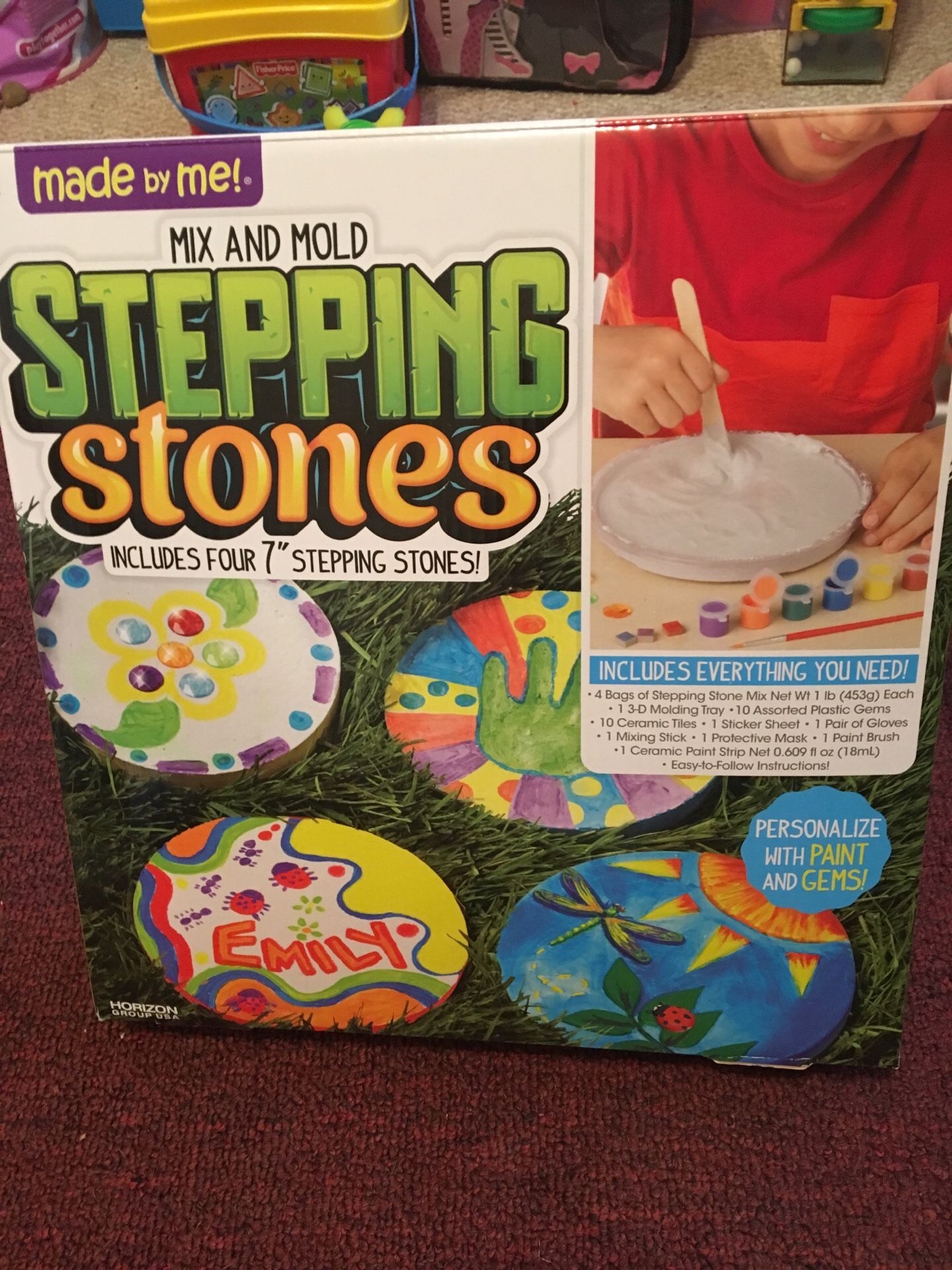 Make your own stepping stones, never opened