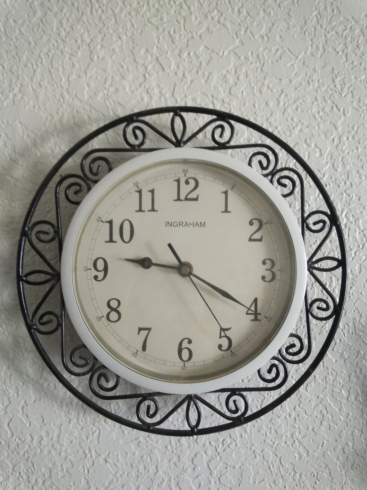 Quartz clock.