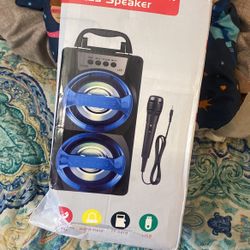 Brand New Portable LED Speaker 