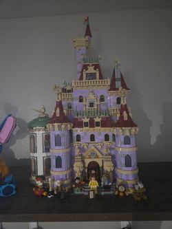 Beauty  beast castle lego