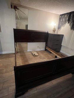 King size bed frame