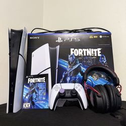 🎮 PS5 Digital Edition Bundle w/ Box, Headset, Fortnite Promo & Extras – $325 