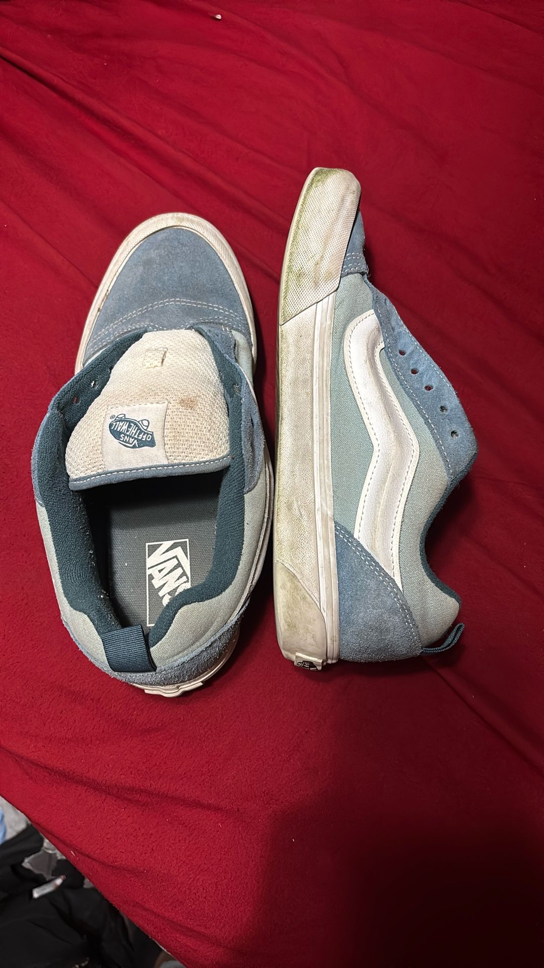 new school vans NO LACES 8.5 men’s