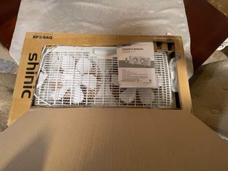 Shinic Twin Window Fan with Remote