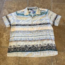 ROBERT GRAHAM Men Classic Fit Multicolor Floral Silk Blend Button Shirt Size 2XL