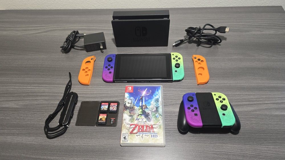 Nintendo Switch Bundle with games and extras