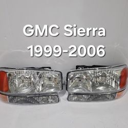 GMC Sierra 1999-2006 Headlights 