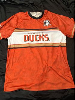 Anaheim ducks fan appreciation night soccer jersey