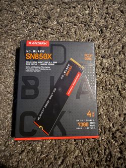 WD Black SN850X 4TB NVMe M.2 SSD