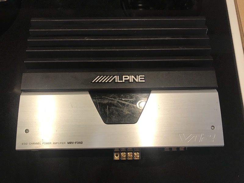 Alpine MRV-F340 4 Way Amp Amplifier