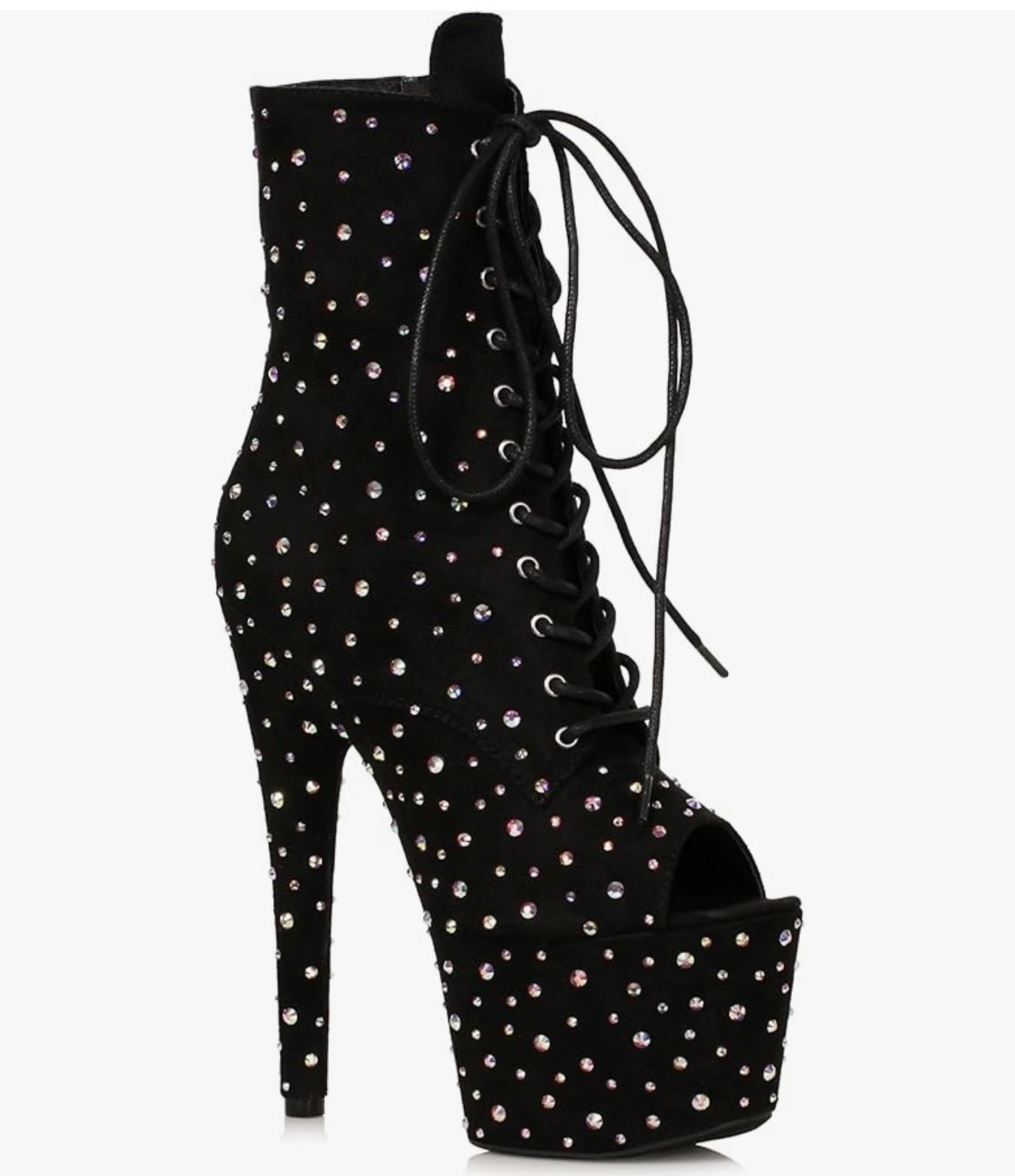 Ellie Shoes Women's 709-zestful-blk-8 Ankle Boot Size 11