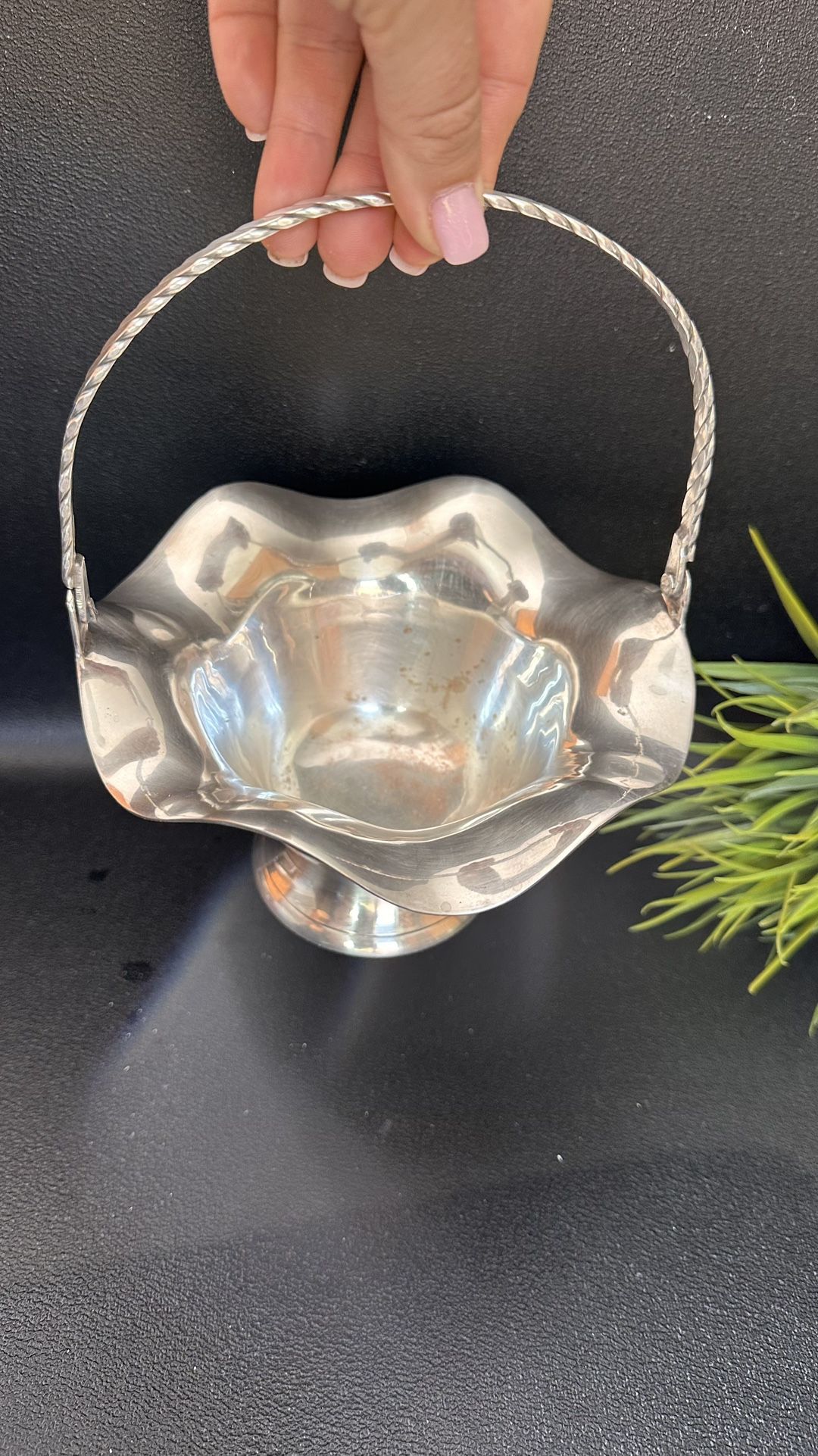 Vintage Decorative Brass Baskets