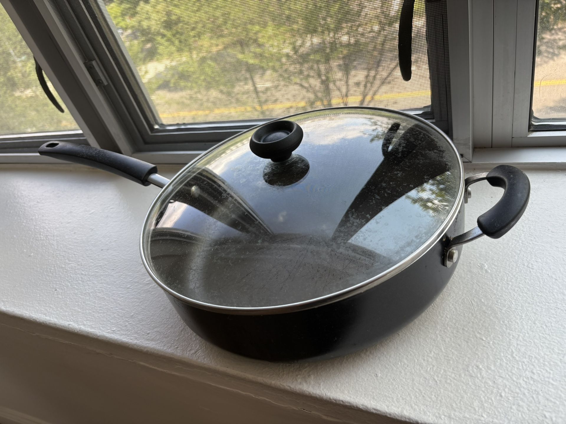 Farberware Nonstick Jumbo Cooker Pan with Glass Lid β 12β (30cm)