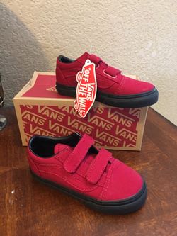 Boys vans size 8c