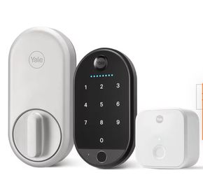 Apartment Smart Door Lock with Wi-Fi and Fingerprint Keypad Access, Silver