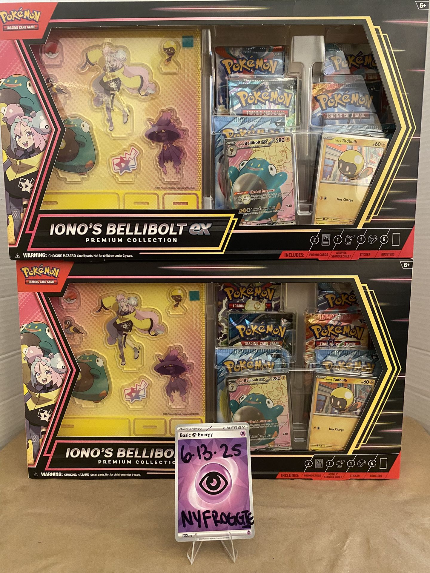 Pokemon TCG Iono’s Belibolt EX Premium Collection Box
