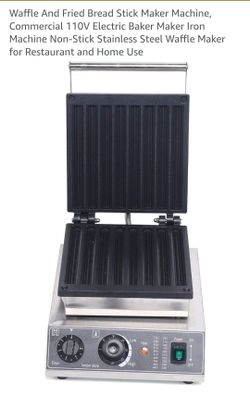 Commercial Electric Waffle and Bread Stick Maker
