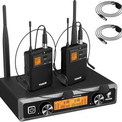 UHF Wireless Microphones System with Headset